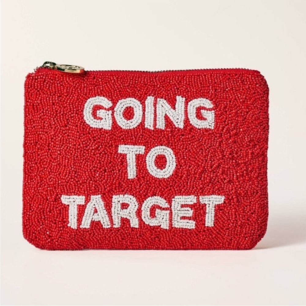 Kate Spade x Target “Going to Target” Beaded Clutch NWT